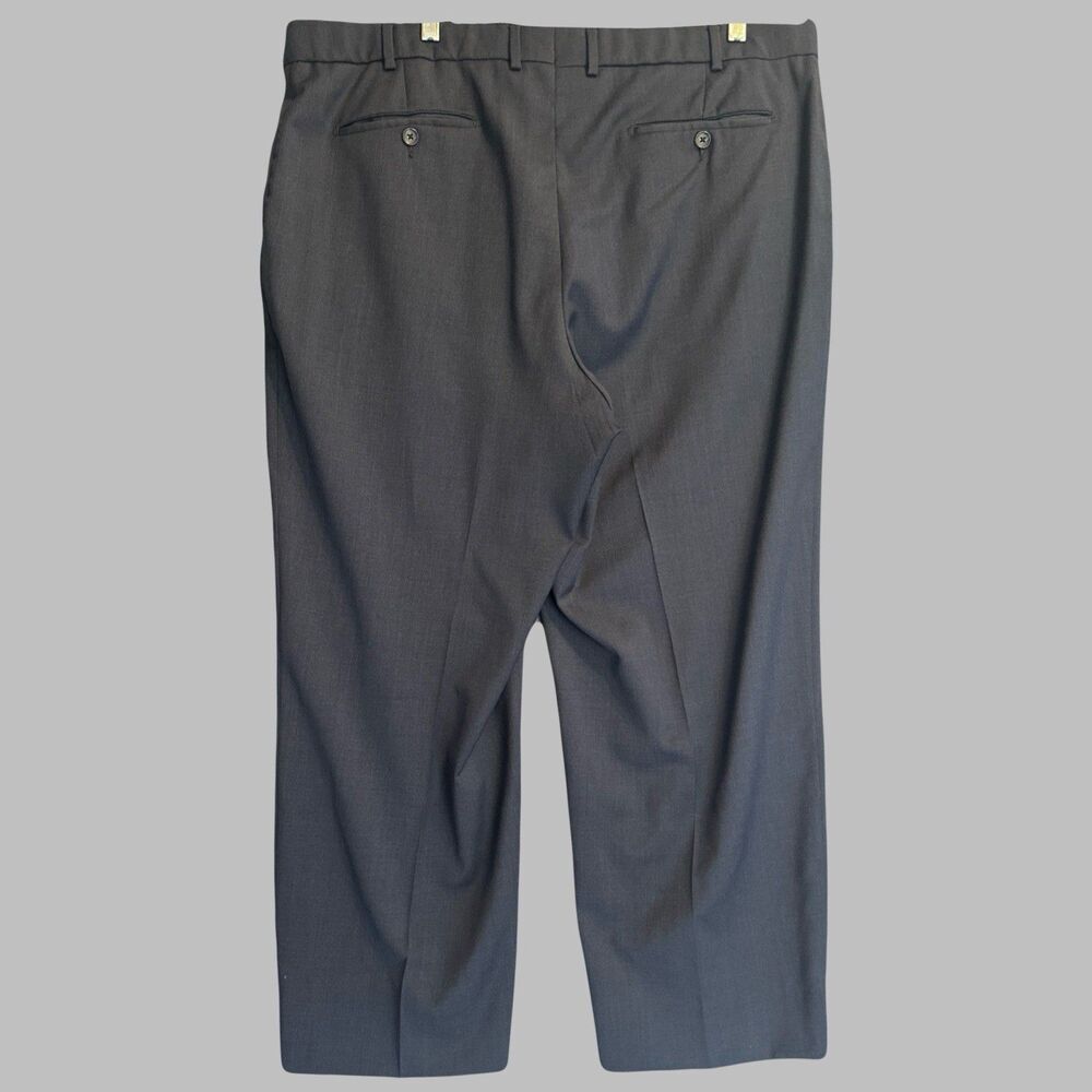 Ballin Dress Pants 100% Super 120s Wool Comfort-Eze Mens 40x27.5 Blue Flat Front - Picture 3 of 15
